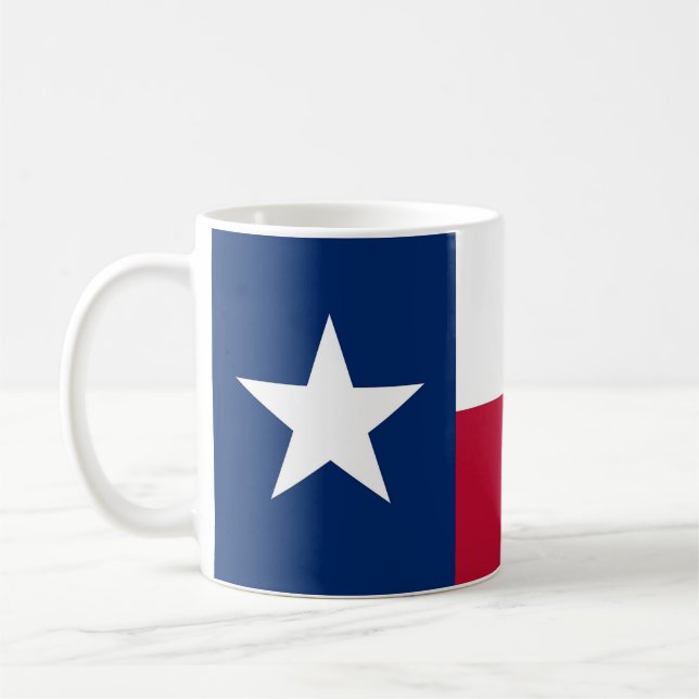Mug avec drapeau du Texas State - USA (Gauche)
