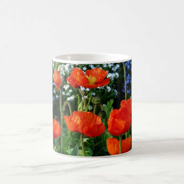 Mug avec fleurs colorées (Centre)