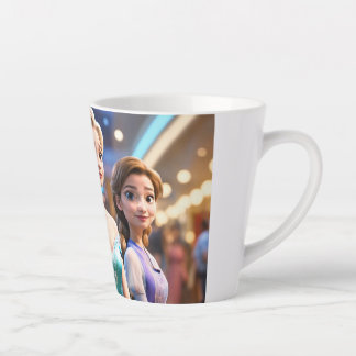 MUG AVEC IMAGE DE FILLE GELÉE
