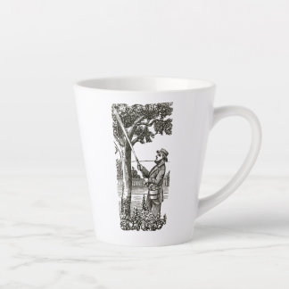 Mug avec jardinier antique