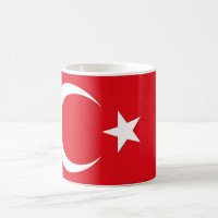 Mug avec le drapeau de la Turquie
