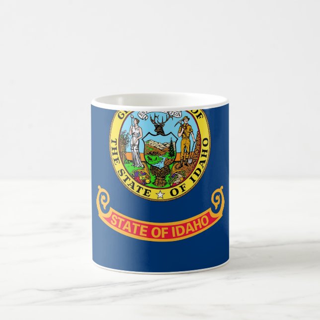 Mug avec le drapeau de l'Etat d'Idaho - USA (Centre)