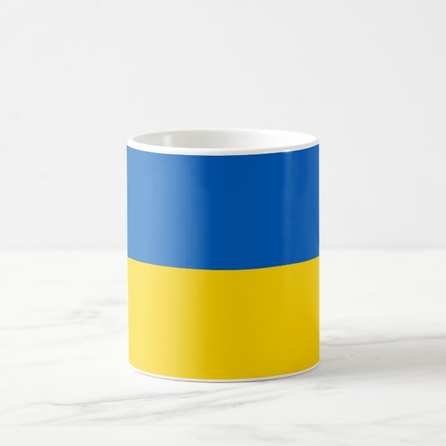 Mug avec le drapeau de l'Ukraine (Centre)