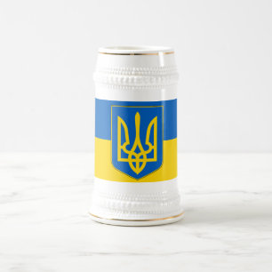 Mug avec le drapeau de l'Ukraine