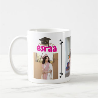 Mug avec le nom et la photo du diplômé | Personnal