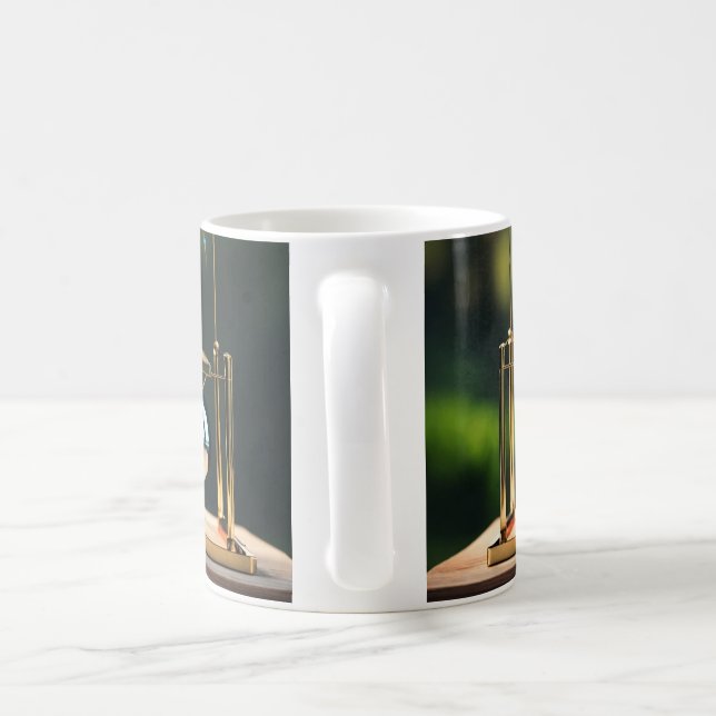 Mug avec les thons équilibrants (Poignée)