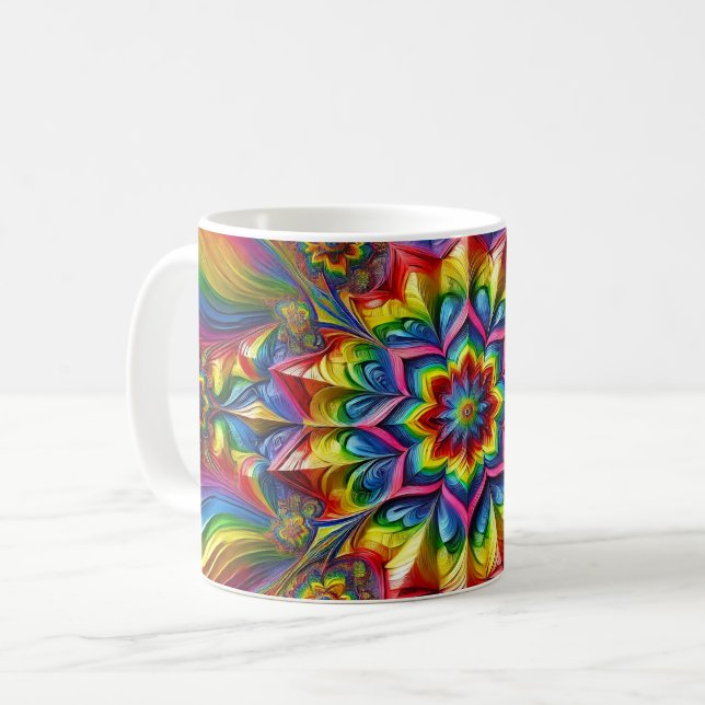 Mug avec LGBTQ Coloris Design (Devant gauche)