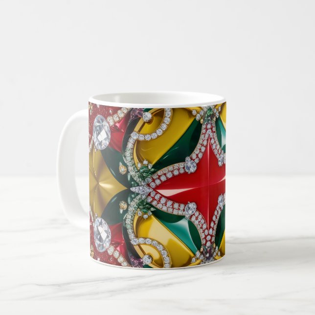 Mug avec Los Angeles Colors Design (Devant gauche)