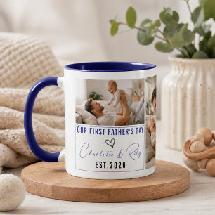 Mug avec photo personnalisée – Notre premier jour 