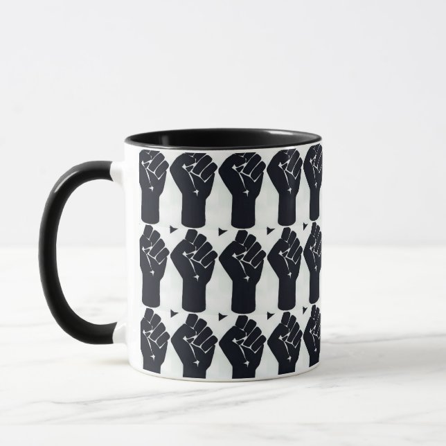 Mug avec poing répétitif (Gauche)