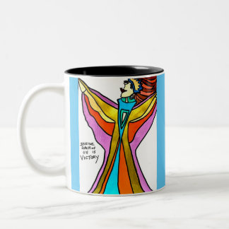 Mug avec pop art et ambiance positive