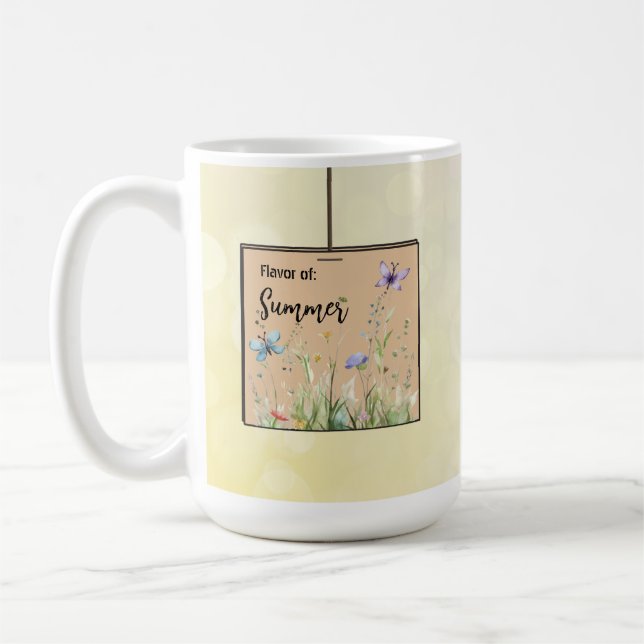 Mug avec saveur de sachet de thé customisé (Gauche)