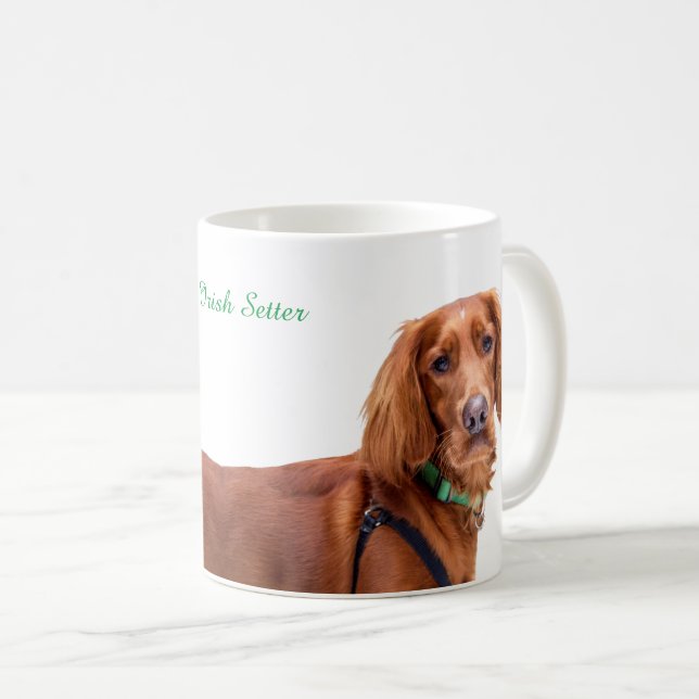 Mug avec Setter irlandais (Devant droit)