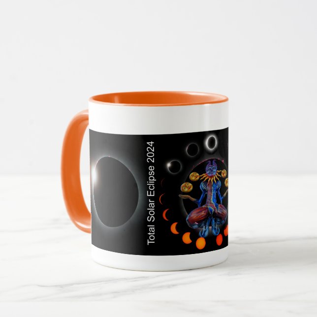 Mug avec Total Solar Eclipse 2024 à Mazatlan (Devant gauche)