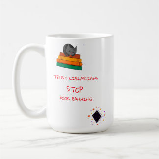 Mug avec un message pour protéger les bibliothécai