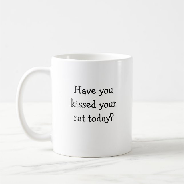 Mug avec un rat mignon (Gauche)