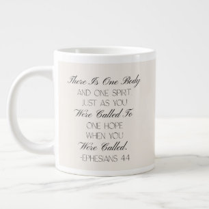 Mug avec verset biblique Ephésiens 4:4 Hope