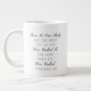 Mug avec verset biblique Ephésiens 4:4 Hope