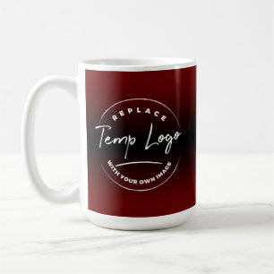 Mug Avec votre logo d'entreprise, Red Ombre
