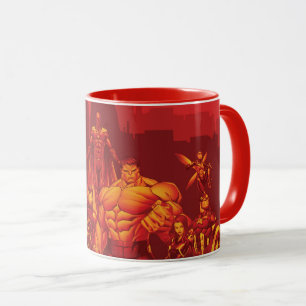 Mug Avengers   Avengers Rassemblés Ciel de la ville ro