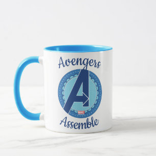 Mug Avengers Logo Avengers en découpure