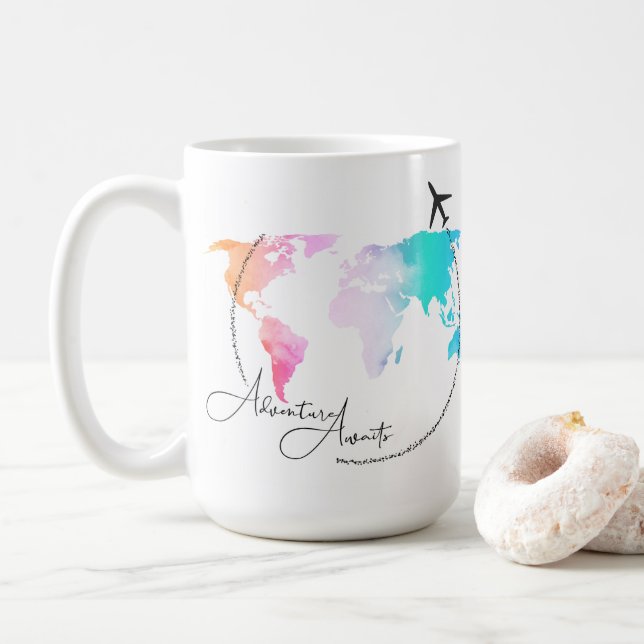 Mug Aventure Attend (Avec donut)