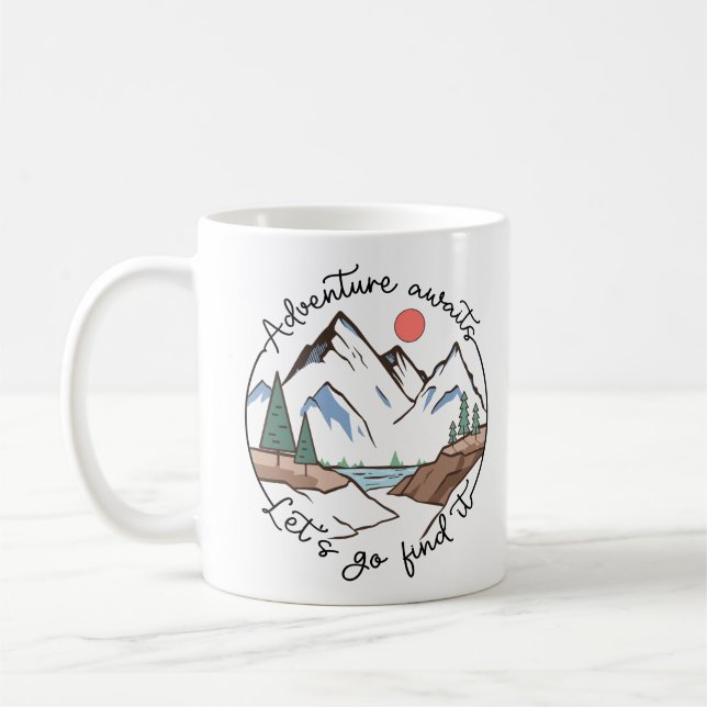 Mug Aventure Attend Allons le trouver (Gauche)