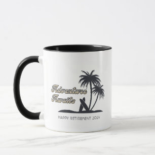 Mug Aventure Attend Tropical Beach Bonne Retraite
