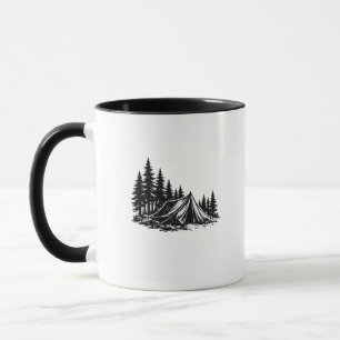 Mug Aventure de camping en montagne Nature