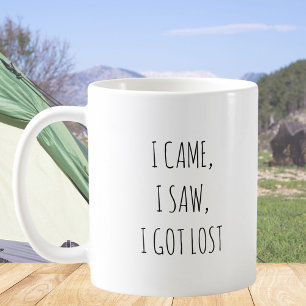Mug Aventure de camping rustique et drôle Citation hum
