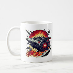 Mug Aventure en vaisseau spatial