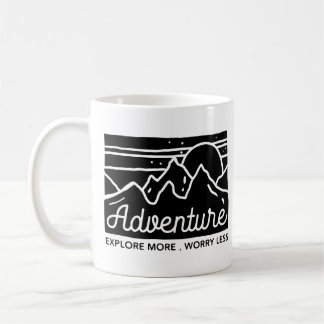 Mug Aventure Explorez Plus De Souci Moins