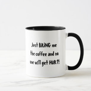MUG AVERTISSEMENT DE CAFÉINE