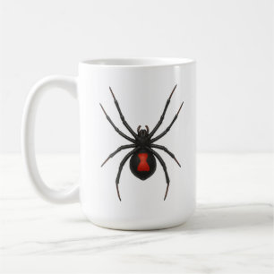 Mug Avertissement de la veuve : Spider de veuve noire