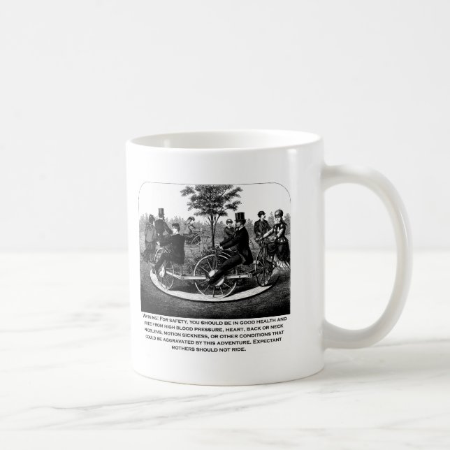 Mug Avertissement de montagnes russes (Droite)