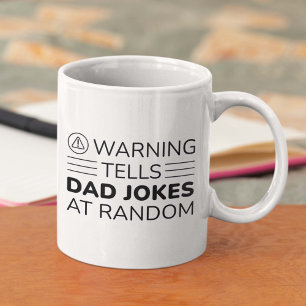 Mug Avertissement Dit Papa Blagues Au Hasard