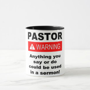 Mug Avertissement du pasteur