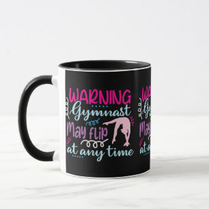 Mug Avertissement Gymnaste Peut Basculer à Tout Moment