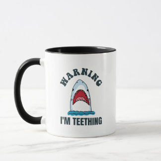 Mug Avertissement Je fais mes dents Bébé Drôle