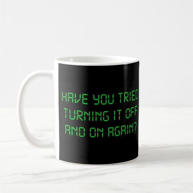 Mug Avez-vous essayé de le tourner par intervalles (Gauche)