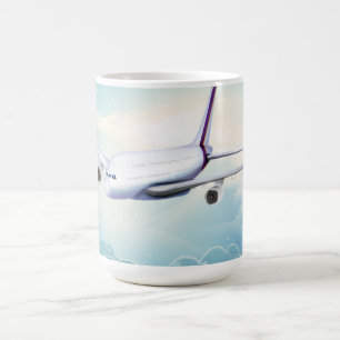 Mug Avion à réaction à double pont