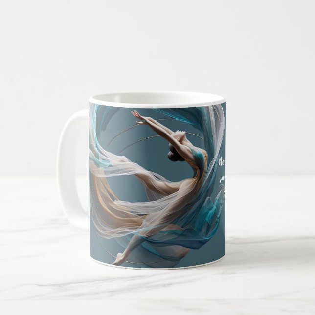 Mug Avion Air Yoga Instructeur Pilates Fitness (Devant gauche)