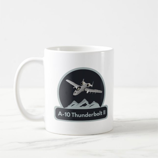 Mug Avion américain A-10 Warthog Jet (Gauche)