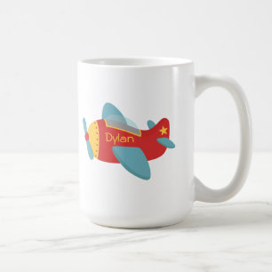 Mug Avion coloré et adorable de bande dessinée
