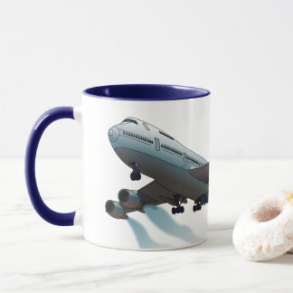 Mug Avion. Jumbo jet.