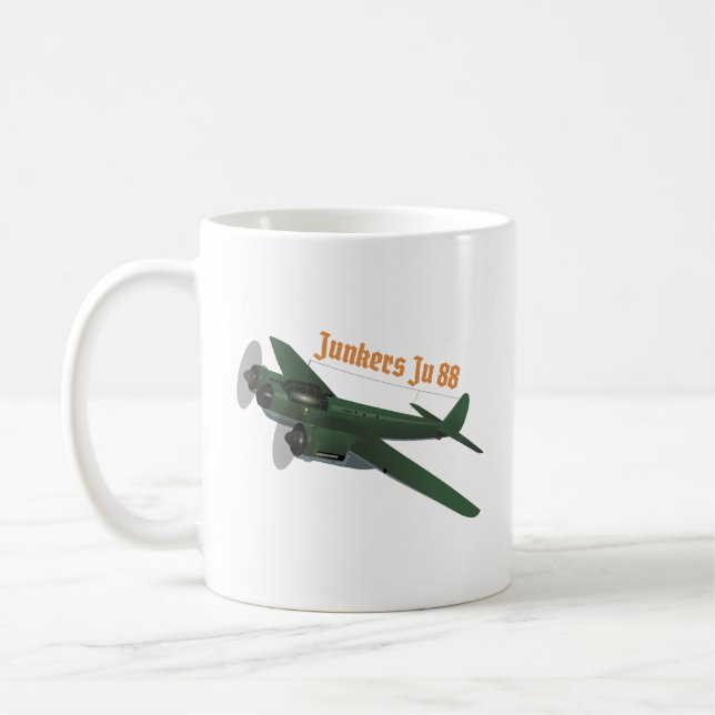 Mug Avion Junkers Ju 88 German 2ÈME GUERRE MONDIALE (Gauche)