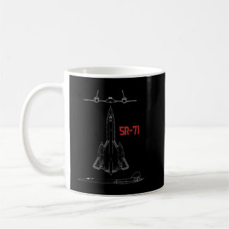 Mug Avion Militaire Sr-71 Blackbird Usaf Pilote Gif.p