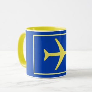 Mug Avion minimaliste Avion Vol