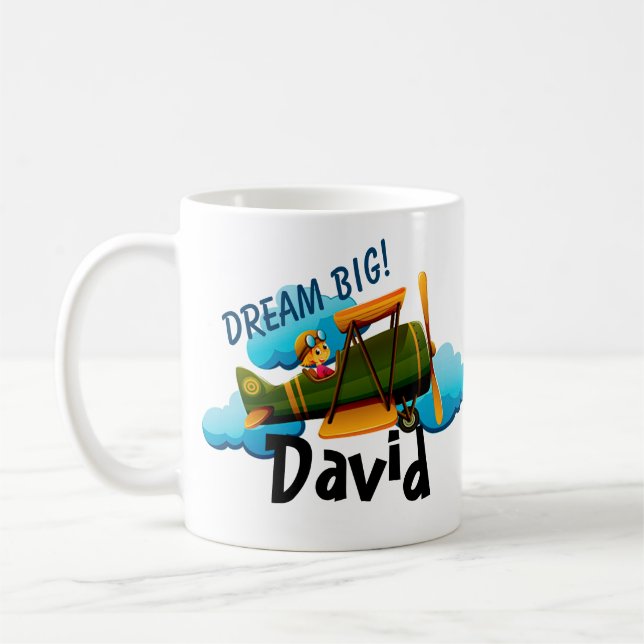 Mug Avion personnalisé (Gauche)