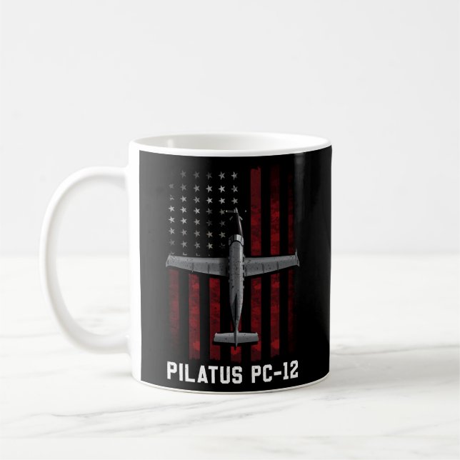 Mug Avion Pilatus Pc 12 (Gauche)